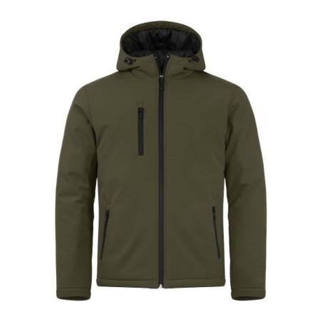 CHAQUETA SOFTSHELL ACOLCHADA CON CAPUCHA