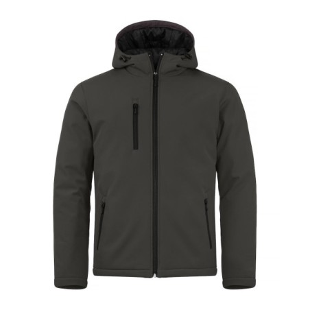 CHAQUETA SOFTSHELL ACOLCHADA CON CAPUCHA