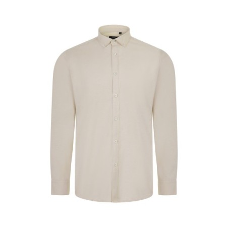 CAMISA OXFORD STRETCH ENTALLADA