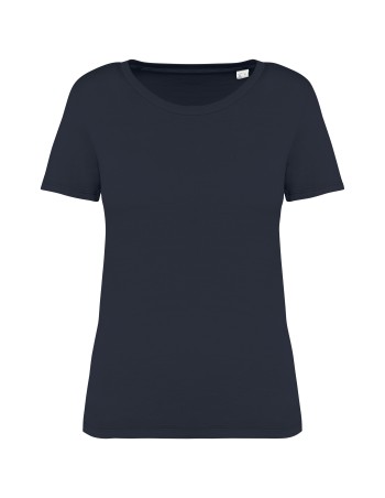 Camiseta ecorresponsable efecto lavado mujer 2