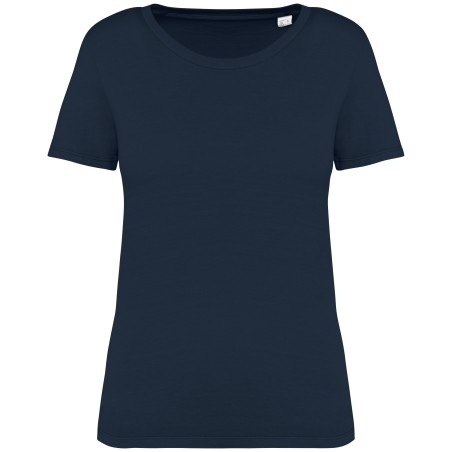 Camiseta ecorresponsable efecto lavado mujer