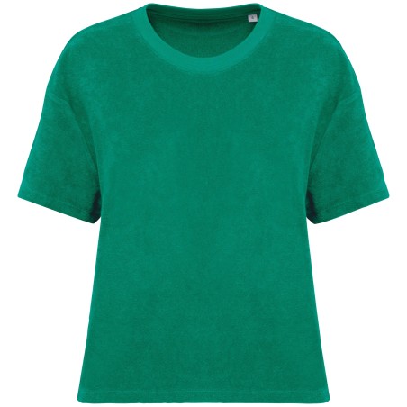 Camiseta ecorresponsable de rizo mujer