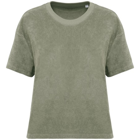 Camiseta ecorresponsable de rizo mujer