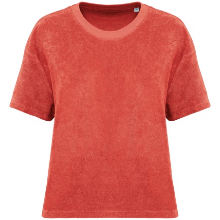 Camiseta ecorresponsable de rizo mujer