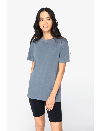 Camiseta ecorresponsable  efecto lavado mujer