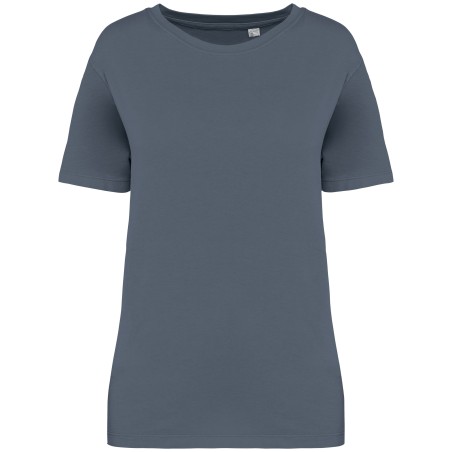 Camiseta ecorresponsable  efecto lavado mujer