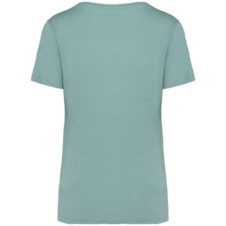 Camiseta ecorresponsable slub mujer