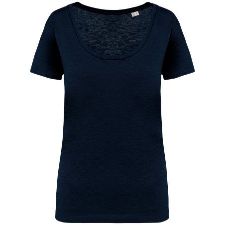 Camiseta ecorresponsable slub mujer