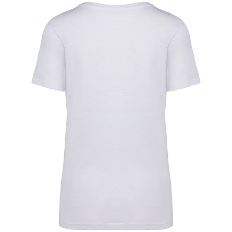 Camiseta ecorresponsable slub mujer