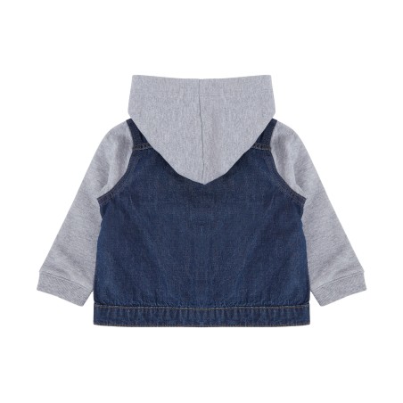 Chaqueta vaquera con capucha niños
