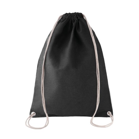 Cotton drawstring backpack