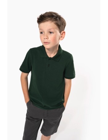 Polo manga corta infantil