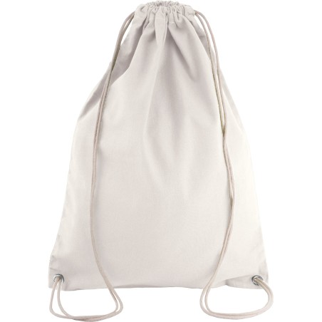 Cotton drawstring backpack