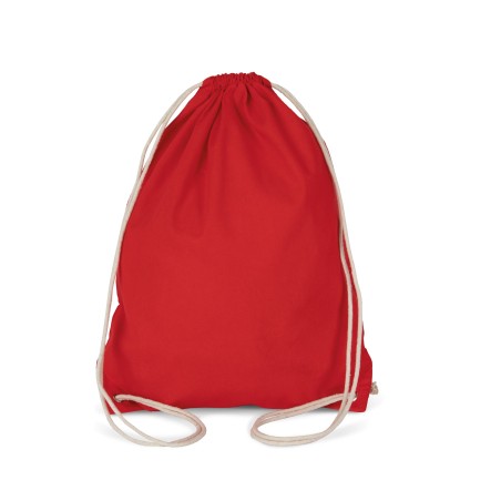 Cotton drawstring backpack