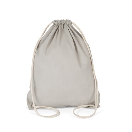 Mochila de algodón con cordones