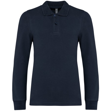 Polo manga larga infantil