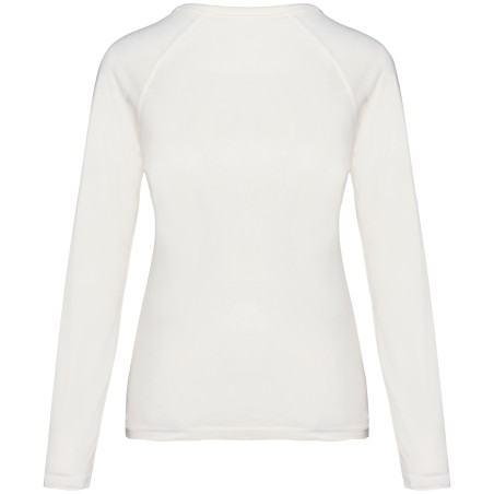 Camiseta ecorresponsable manga larga raglan mujer
