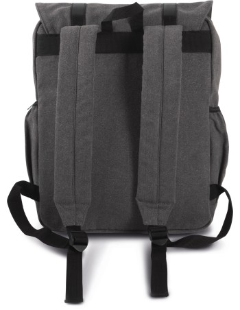 Flap-top canvas backpack 2