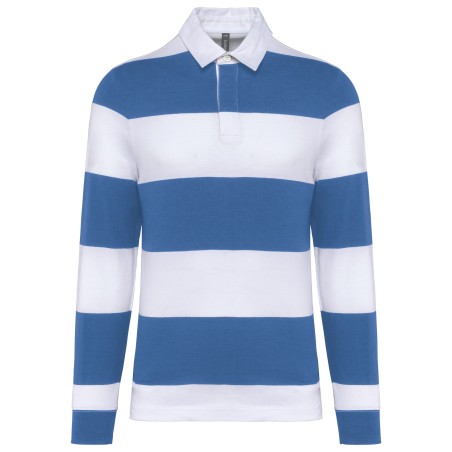 Polo a rayas manga larga unisex