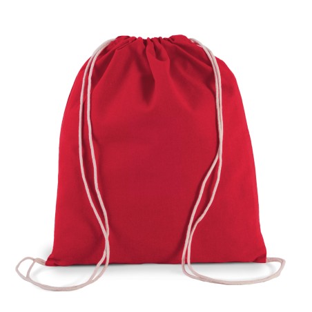 Organic cotton small drawstring bag