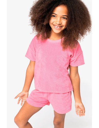 Camiseta ecorresponsable de rizo niña