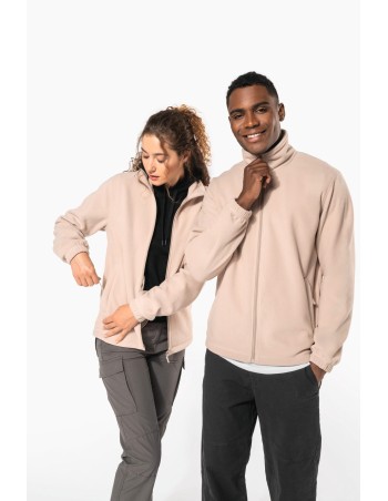 Unisex microfleece elasticated jacket