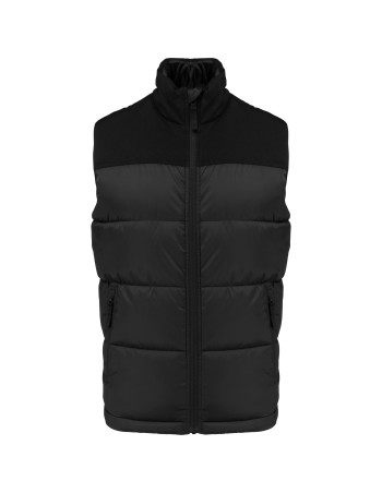Chaleco acolchado bicolor unisex 2