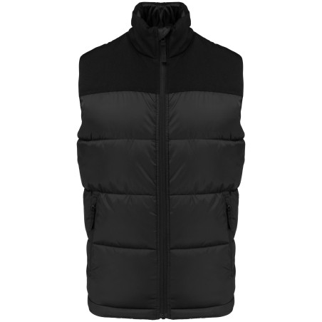 Chaleco acolchado bicolor unisex