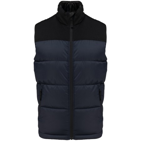 Chaleco acolchado bicolor unisex