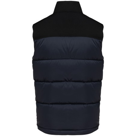 Chaleco acolchado bicolor unisex