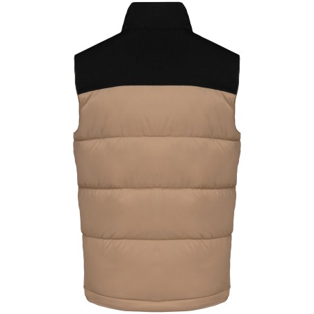 Chaleco acolchado bicolor unisex