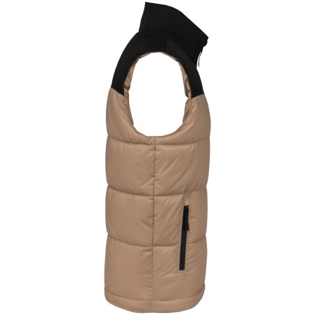 Chaleco acolchado bicolor unisex