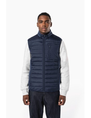 Chaleco bimaterial hombre