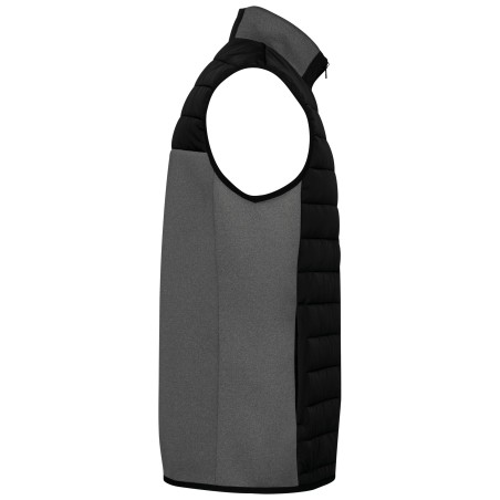 Men\\\'s bi-material bodywarmer