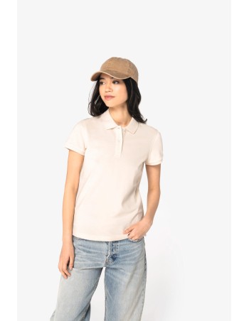 Eco-friendly ladies’ piqué polo shirt