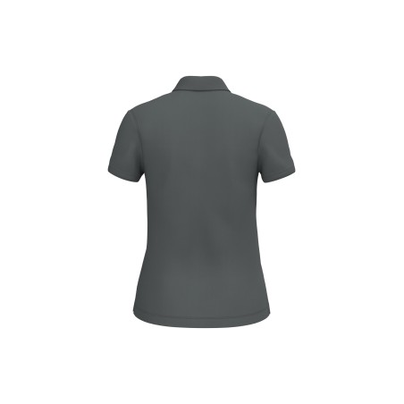 Polo ecorresponsable punto piqué mujer