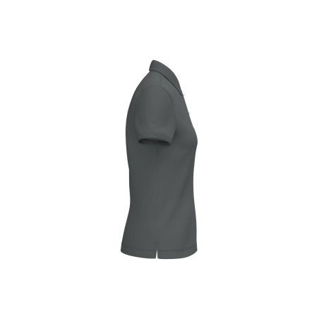 Polo ecorresponsable punto piqué mujer
