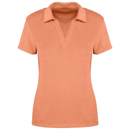 Polo ecorresponsable de rizo mujer