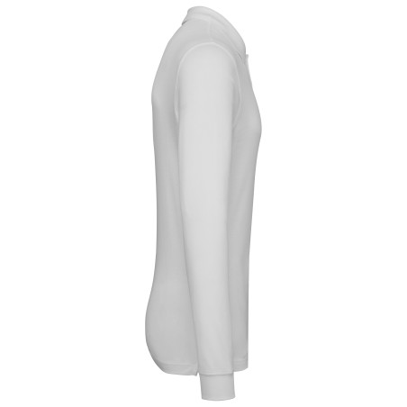 Polo de punto piqué manga larga Bio180 hombre