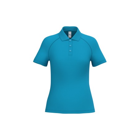 Ladies\\\' basic polyester polo shirt