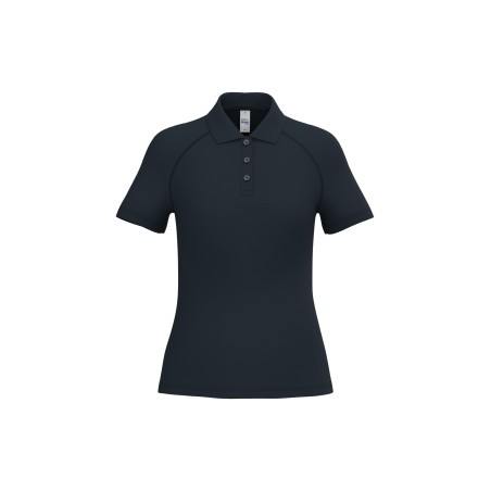 Ladies\\\' basic polyester polo shirt