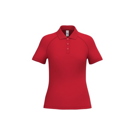 Ladies\\\' basic polyester polo shirt
