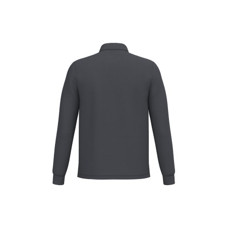 Men\\\'s pique long sleeves polo shirt