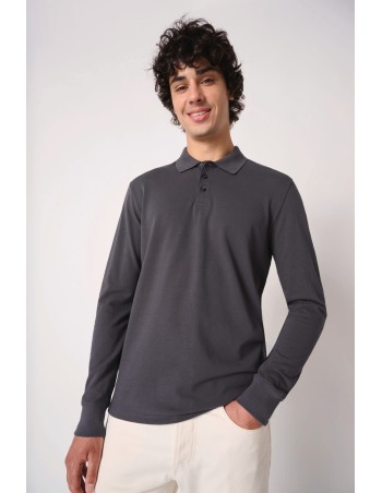 Polo punto piqué LSL hombre