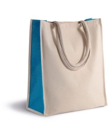 Cotton/jute tote bag - 23 L