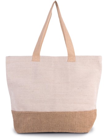 Rustic juco hold-all shopper bag