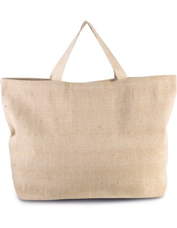 Bolsa shopper rústica de juco - grande 2