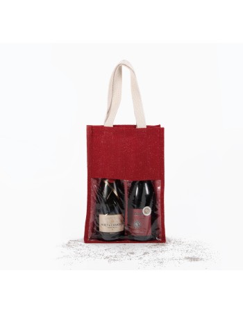 Bolsa de yute para botellas 2