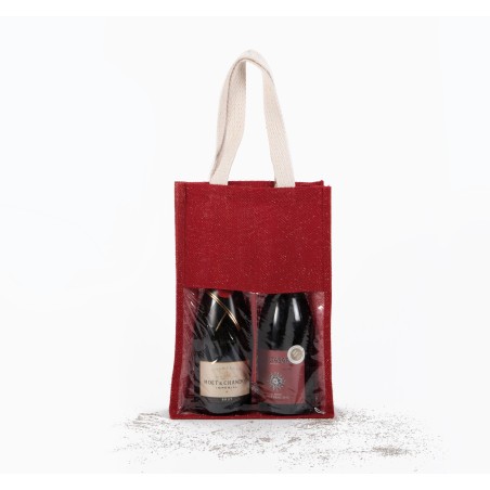 Jute bottle bag
