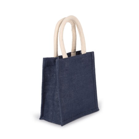 Jute canvas tote - small